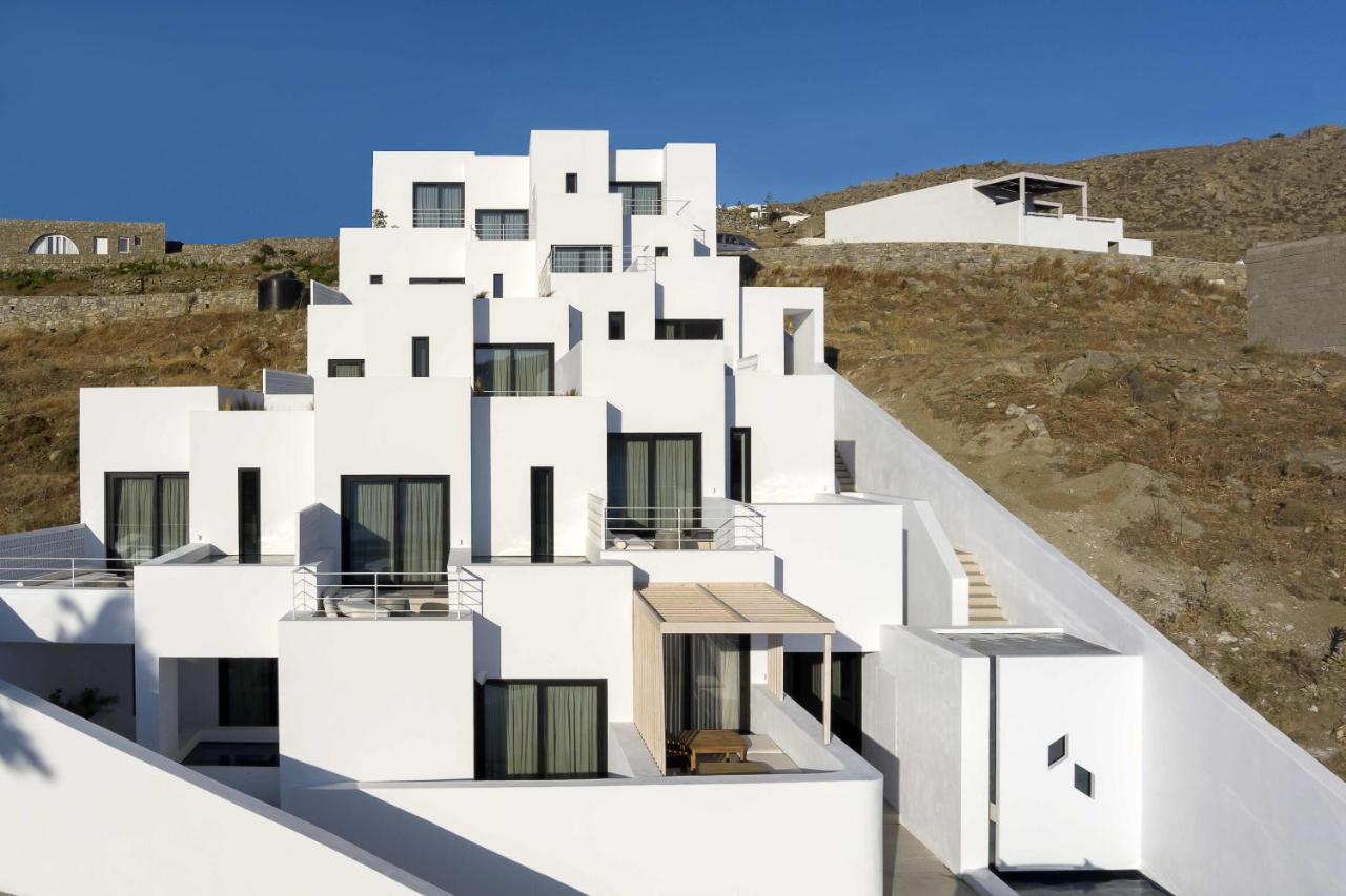 Cubic Mykonos Seafront Design Suites Ornos  Exterior foto