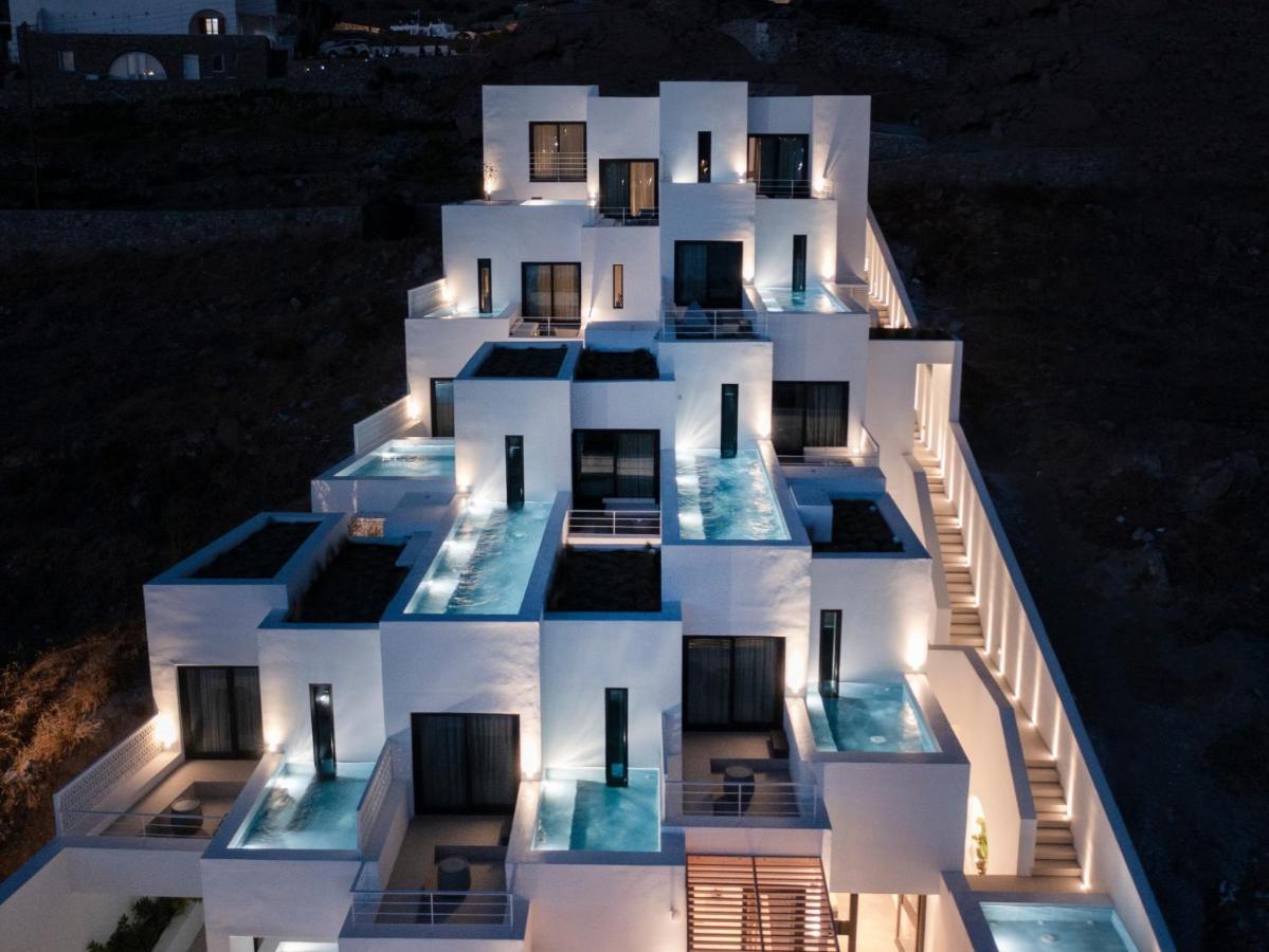 Cubic Mykonos Seafront Design Suites Ornos  Exterior foto